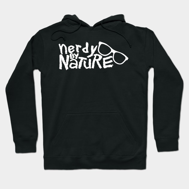 White & nerdy hoodie 2025